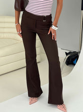 Angel Unknown Flare Pants Chocolate
