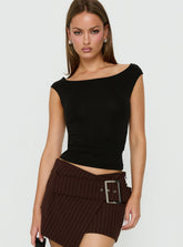 Cheirosa Off Shoulder Top Black