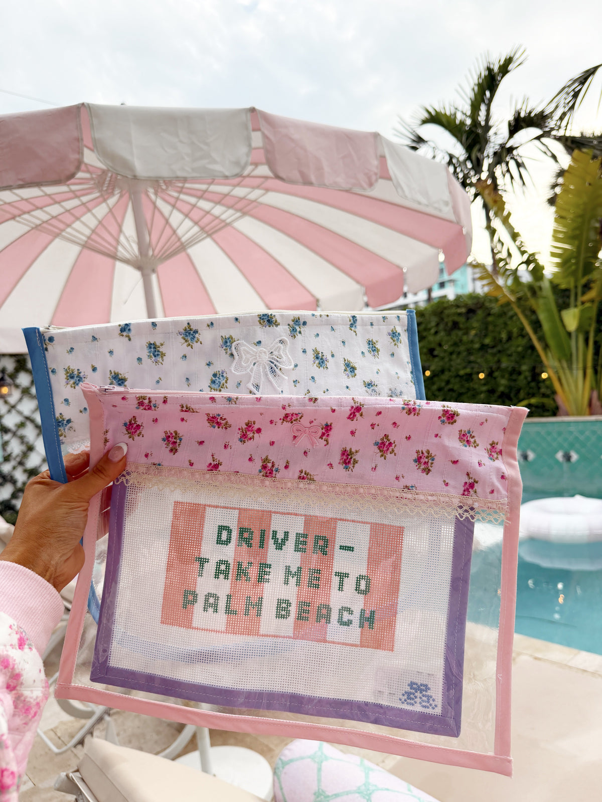 Needlepoint Project Travel Pouch