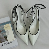 Ankle-Strap Stiletto Sandals With Closed Toes