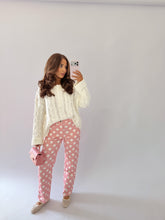 Pink Palm Dot Jeans (can’t restock)