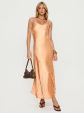 Alidia Cowl Neck Maxi Dress Sorbet