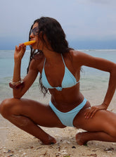 Calbira Cheeky Bikini Bottoms Blue