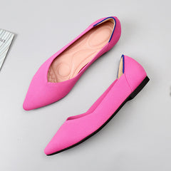 Flying Knitted Shoes Flat Shoes