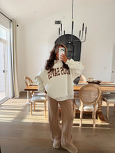 Cozy Cabin Cable Knit Wide-Leg Sweater Pants