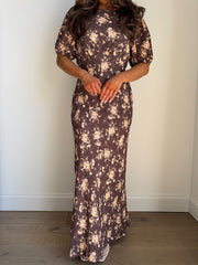 Blush Bouquet Maxi Floral Dress (Maple) Can’t restock