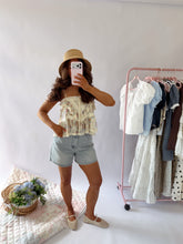 Meghan Denim Mom Shorts