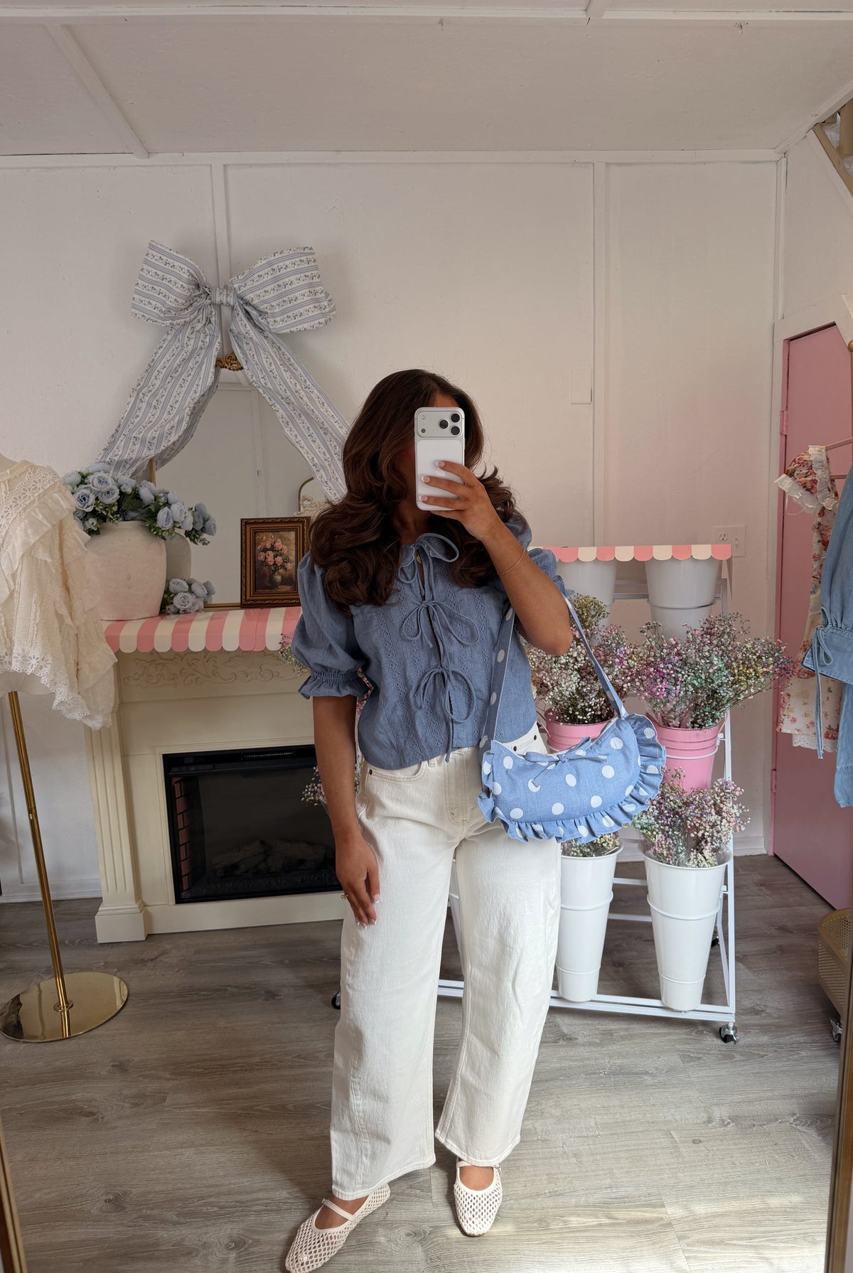 Petal Kissed Top Denim