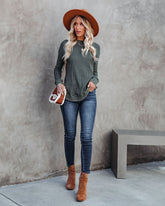 Erickson Cotton Blend Thermal Top - Hunter Green