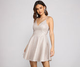 Erin Formal Glitter Party Dress
