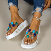 Brick Stone Summer Slippers