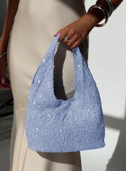 Baby Honey Sequin Shoulder Bag Blue