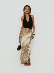 Argenzia Sarong Maxi Skirt Animal Multi