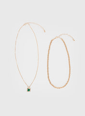 Moldova Necklace Pack Gold