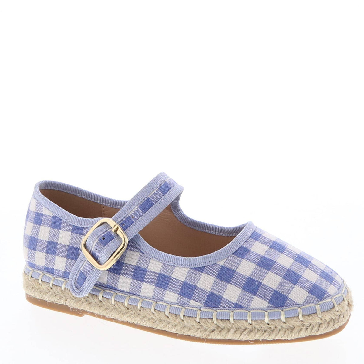 Gingham Mary-Jane Espadrille