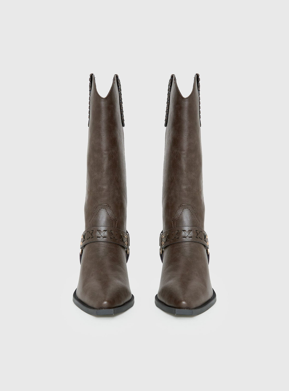 Billini Eldora Cowboy Boots Brown