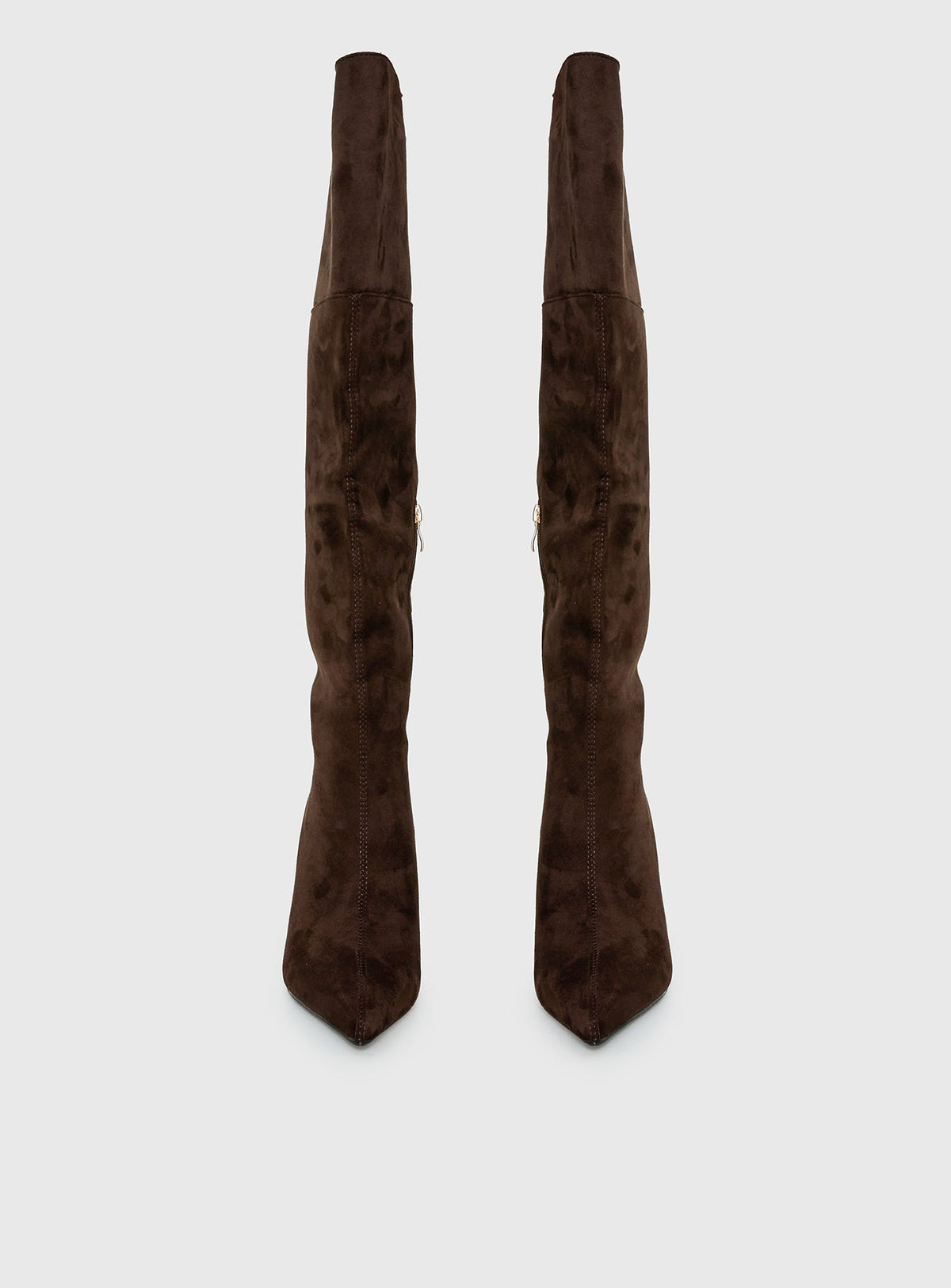 Billini Zamari Faux Suede Knee High Boots Cocoa
