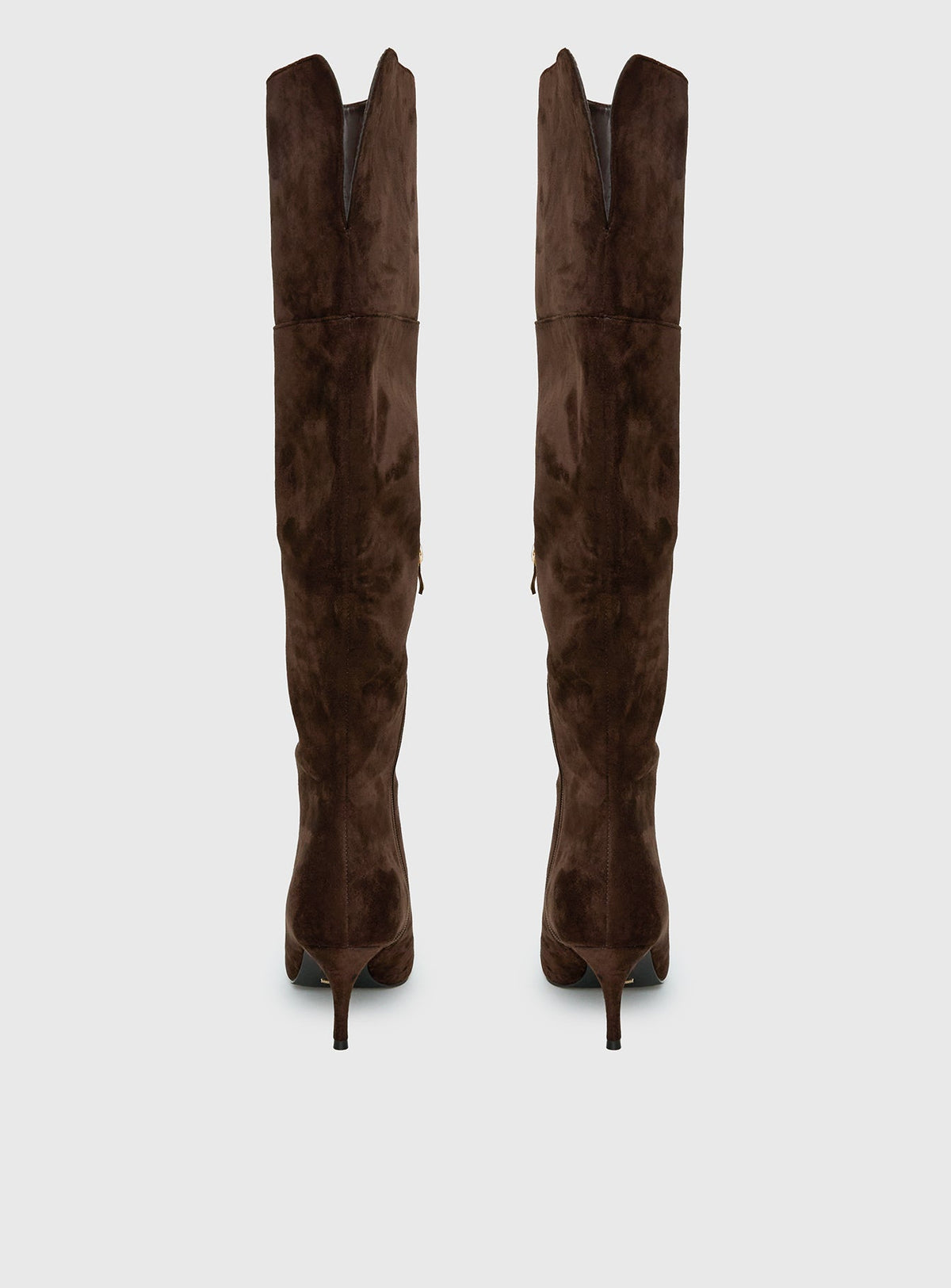 Billini Zamari Faux Suede Knee High Boots Cocoa