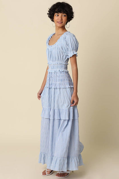 Gingham Dreams Maxi Dress (can’t restock)