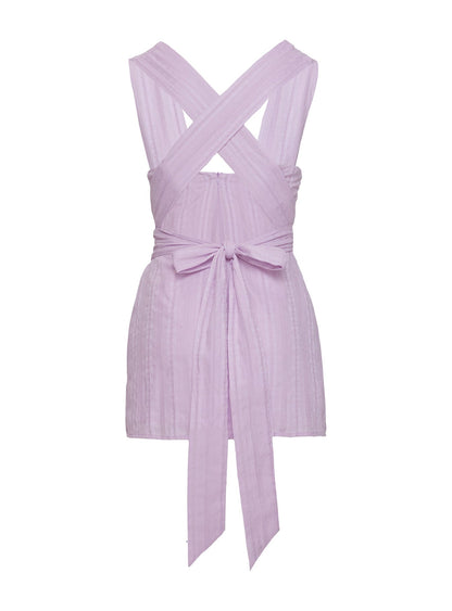 Alsace Mini Dress Lilac