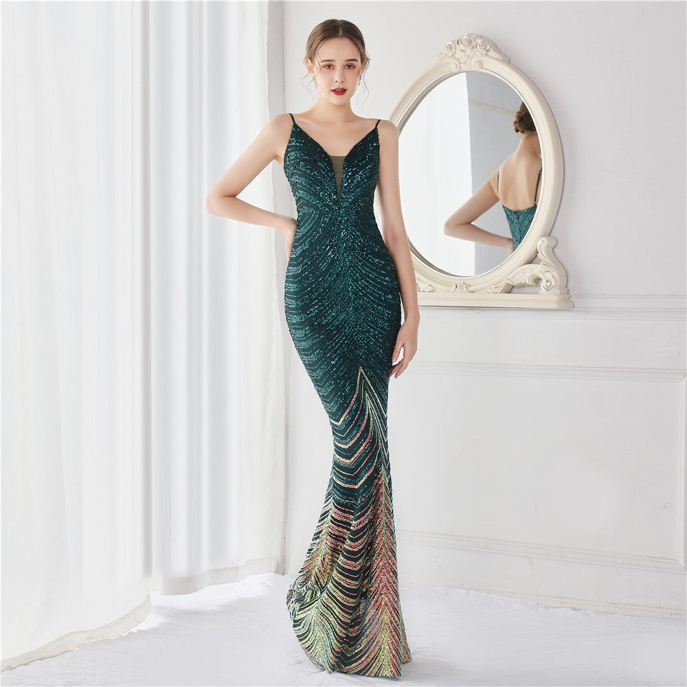 Amili Special Sequin Formal Mermaid Dress