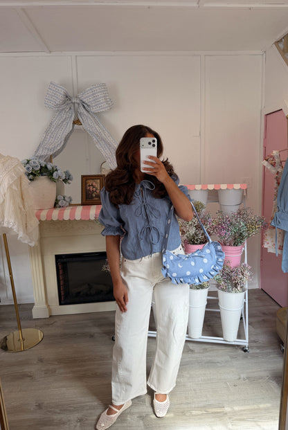 Petal Kissed Top Denim
