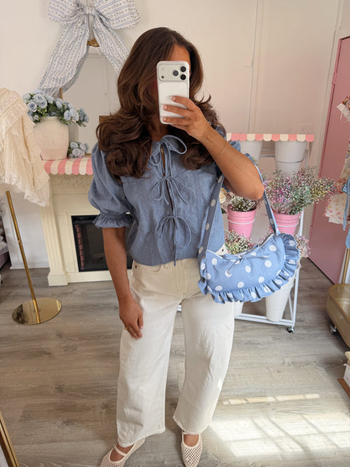 Petal Kissed Top Denim