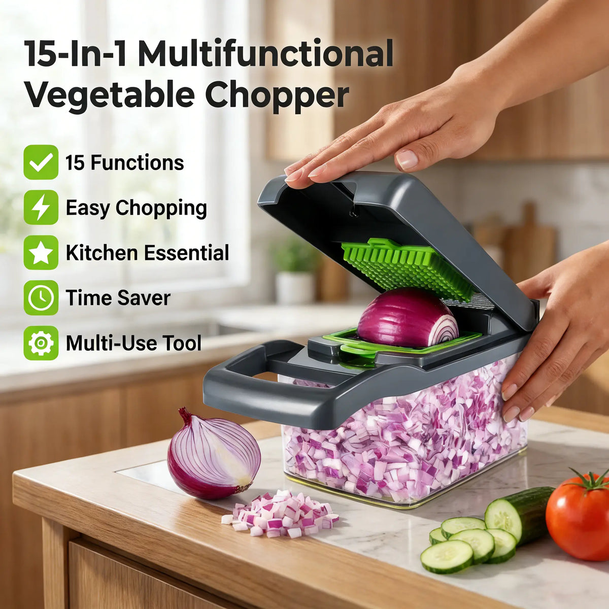 Multi Function Vegetable Cutter | Easy Slicing & Chopping