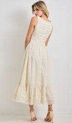 Coastal Bloom Midi Dress