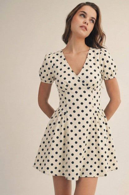 Denim Belle Puff Sleeve Dress (secret access)