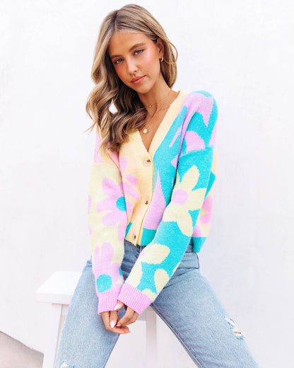 Cuddle Club Cardigan - Yellow